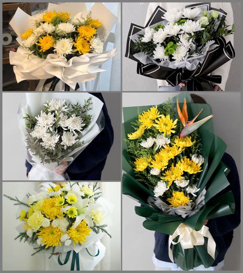 广东汕尾市城区遮浪街道桂林村白事花束代送